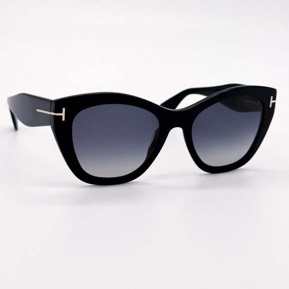 NEW TOM FORD CARA TF940 POLARIZED 01D WOMEN SUNGLASSES FT0940/S BLACK main image 9